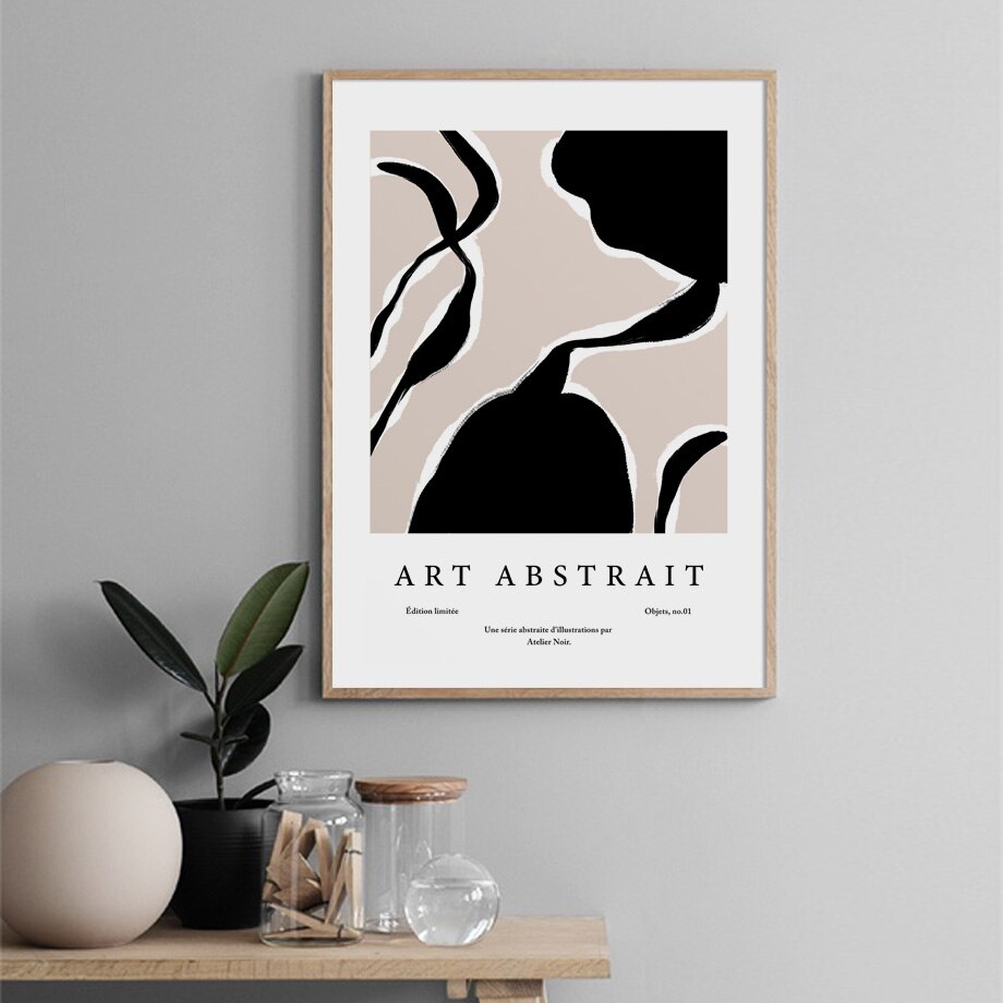 Atelier noir - representation et art abstrait N.2