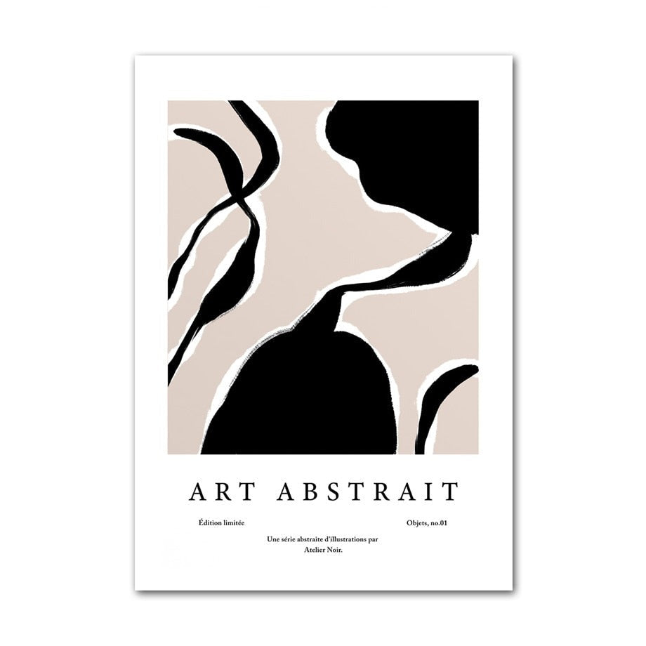 Atelier noir - representation et art abstrait N.2