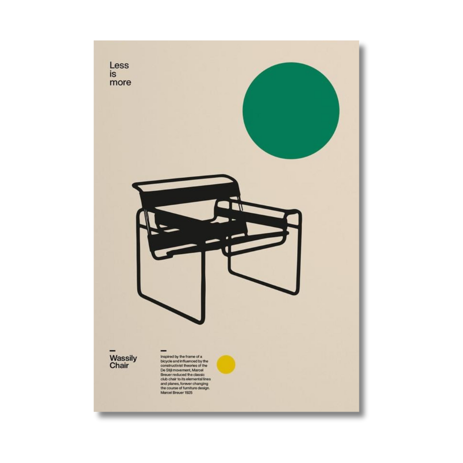Representation of the Wassily Chair - Marcel Breuer