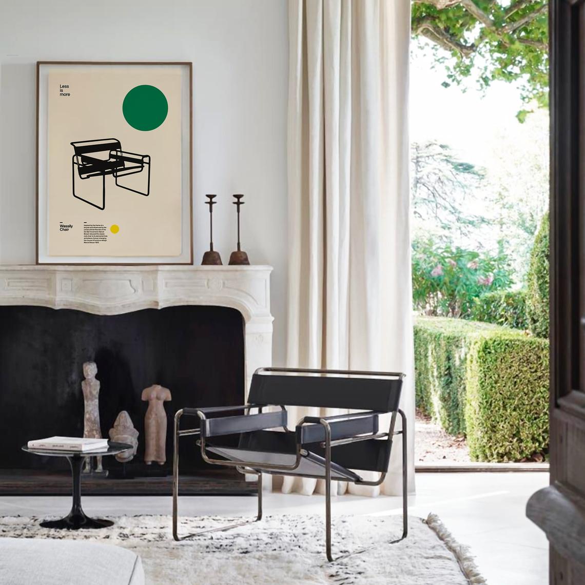 Representation of the Wassily Chair - Marcel Breuer