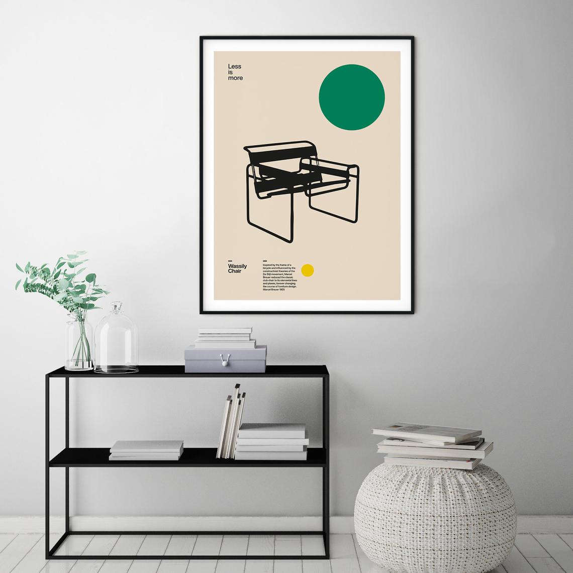 Representation of the Wassily Chair - Marcel Breuer